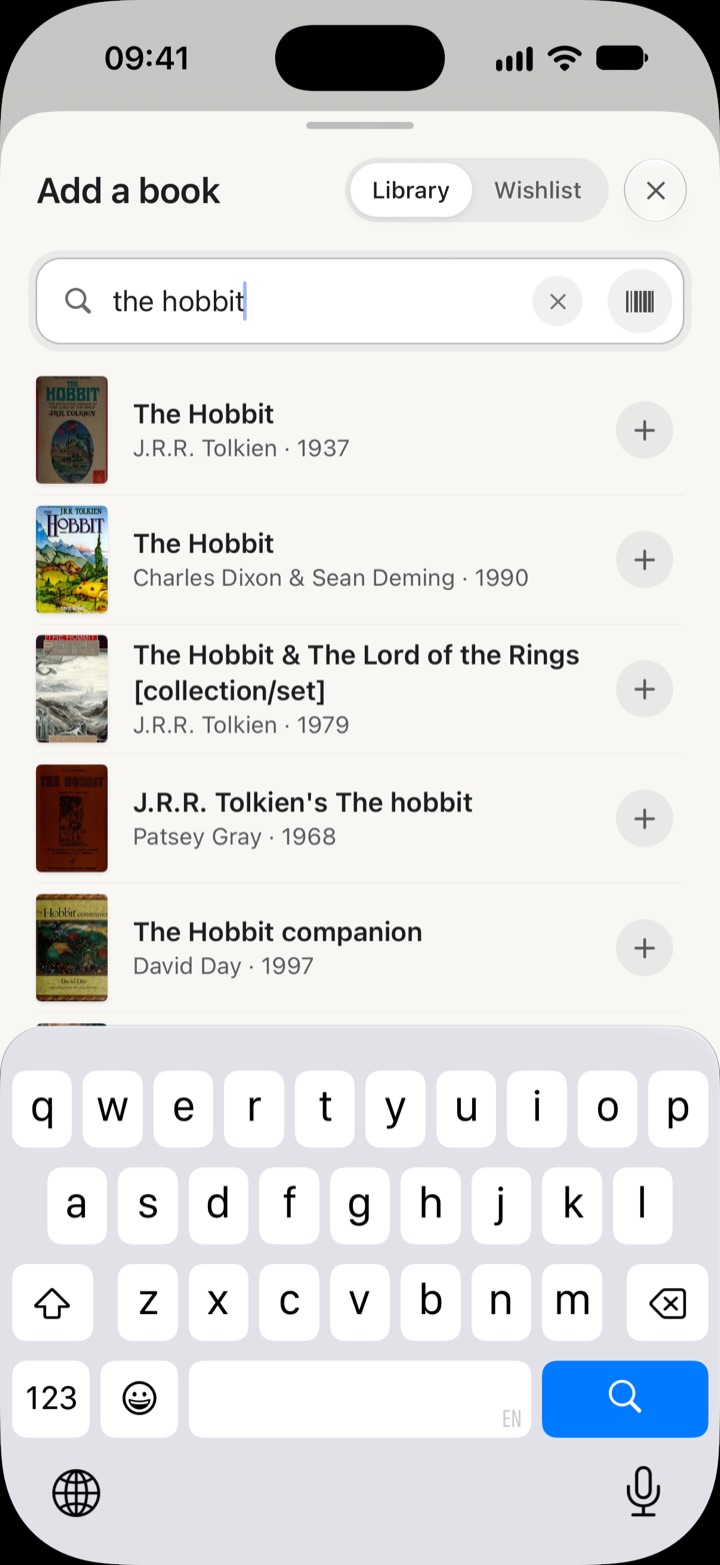 Searching for The Hobbit, with covers for each edition